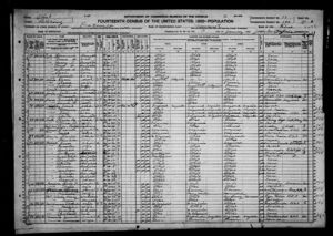 1920 Census (Licking, Ohio Newark)