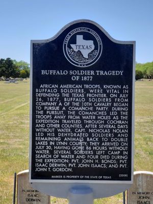 Historical Marker: Buffalo Soldiers