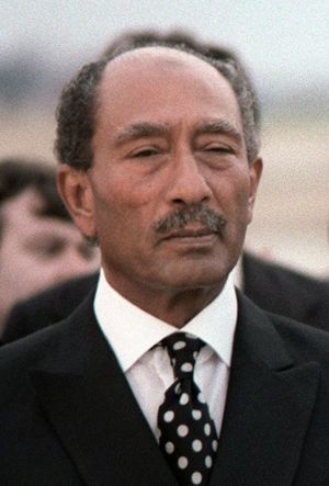 President Anwar Sadat of Egypt (1980).