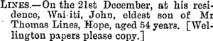 Nelson Evening Mail, Volume XVIII, Issue 301, 22 December 1883