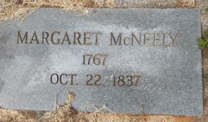 Margaret McNeely Grave Stone