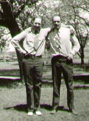 John Taylor Flake (1909 - 1983) with LeRoy Owens DeWitt Jr.