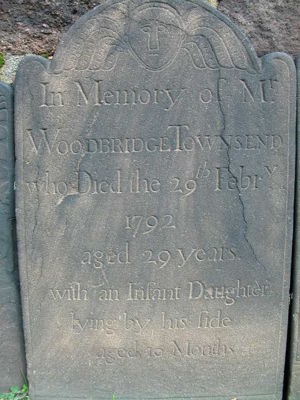 Woodbridge Townsend headstone