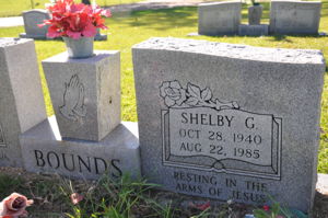Shelby G Bounds - Headstone