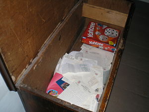 Secret Compartment We Found in a Chest of Drawers Holding Hundreds of Letters from Guests About Their Experiences at the Inn.....We Left Our Own Here, Too