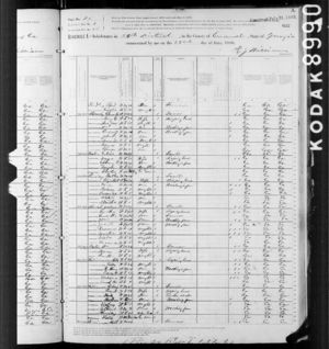 Jackson Harrel United States Census, 1880