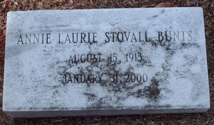 Annie Laurie Stovall Bunts