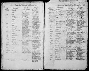 Baptisms [Cape Town], Cabo de Goede Hoop Baptisms 1713-1741, image 12