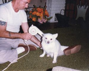 Bill and his dog Baby