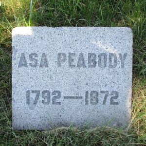 Asa Peabody Headstone