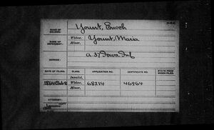 Enoch Yount, Civil War pension file