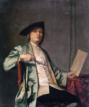 Portrait of Cornelis Ploos van Amstel by George Van Der Mijn