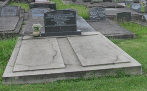 Harold and Iain Foote's headstone