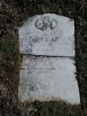 Francis Arner gravestone