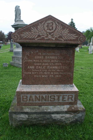 Charles Bannister and Ann Dale Grave