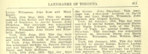 Record of Marriage for Ann Lutz Skinner and Samuel Sinclair