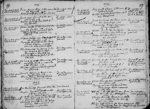 1721 Huwelijksakte Neeltje Cornelisse Noordeloos en Gerrit Jobben Commijs