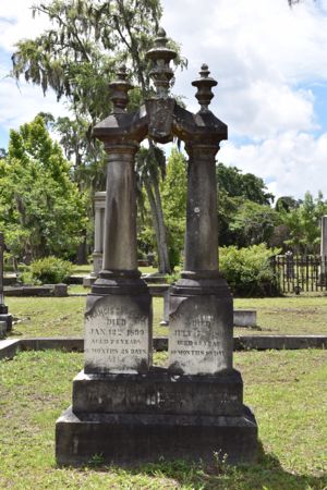 Headstone of Nancy “Anna” Brinson Grimball (1825-1891)