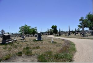 Riverside Cemetery  view