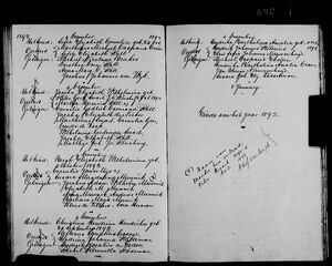 Heidelberg Baptisms, 4 Dec 1892