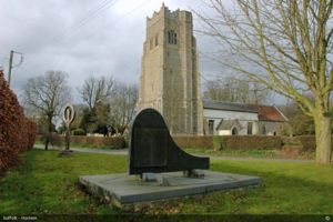 95th BG Memorial Horham Church, Village Sign & the 95th Bombardment Group Memorial, Horham Airfield