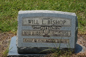 Will L. Bishop - Headstone