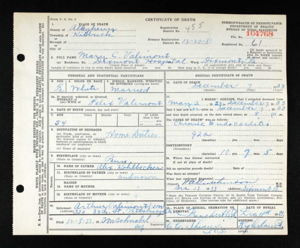 Pennsylvania, Death Certificates, 1906-1963, Kohlbecker