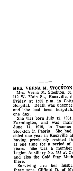 Obituary from The Daily Register Mail  1955-06-11, Page 13