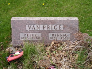 Van Price Headstone