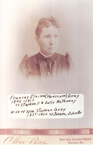 Frances Elzina Hanscom Gray