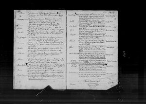 Baptismal record Nicolaas van de Westhuijsen - 1755