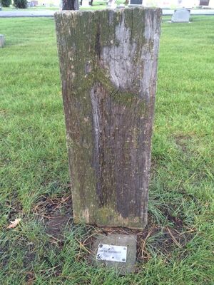 Grave marker for Milton C. Alexander