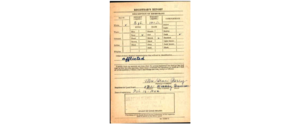 Elvie Lonnie Binkley World War II Draft Card (back)