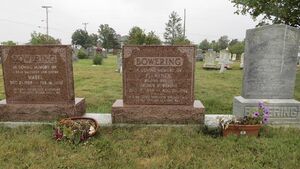 Headstone for Florence Dawe Bowering