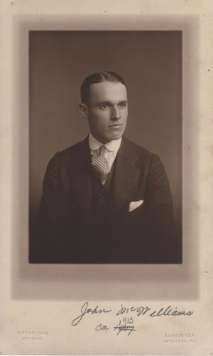 John J. McWilliams, 1915