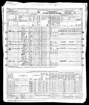 1950 census for Annie B. Smithers ( Sheet No. 16 )
