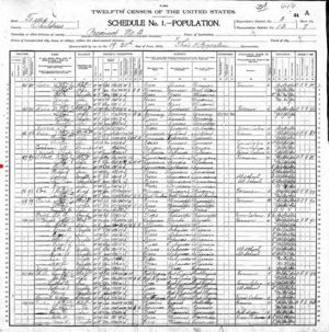 William George Abbott Sr-1900 United States Federal Census - Childress TX