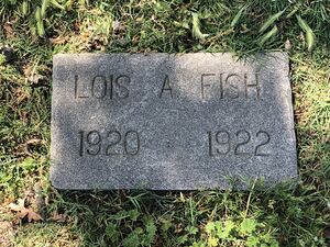 Lois A. Fish headstone
