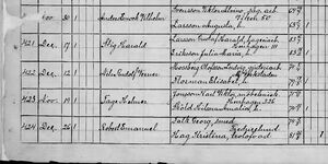 Stig Harald birth, 1905.