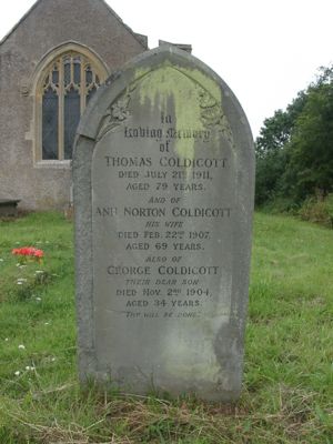 Thomas, Ann and son George gravestone