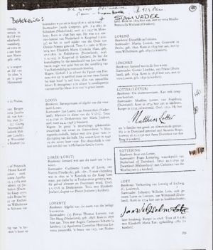 Frans Lottering - Betekenis, Stamvader en Trou