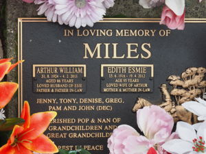 Arthur & Edith Miles