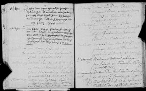 Baptismal record Maria Willemse : 1700-08-22