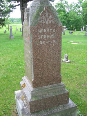 Henry G Sprague headstone