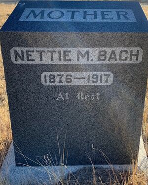 Nettie M Bach (1876-1917)