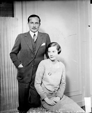 Lucien Lelong and Natalie Paley