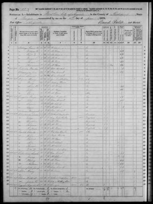 US Census - 1870 - Augusta, Richmond County, Georgia (2)