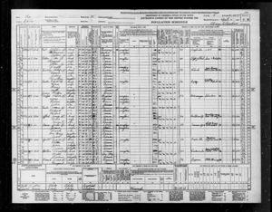 1940 US Census Speitel family