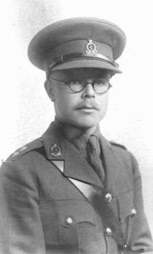 Forde Cayley in army uniform during World War 2