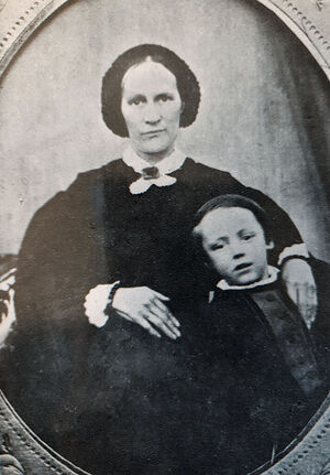 Robert Viney with his mother Mary